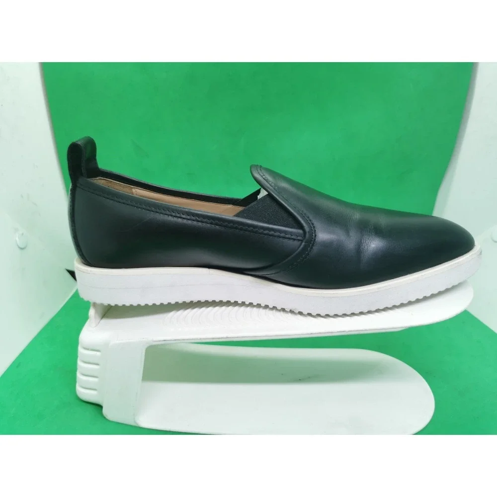 Everlane Women's Black Leather Slip On Platform Casual Size 7.5 Comfort Shoes